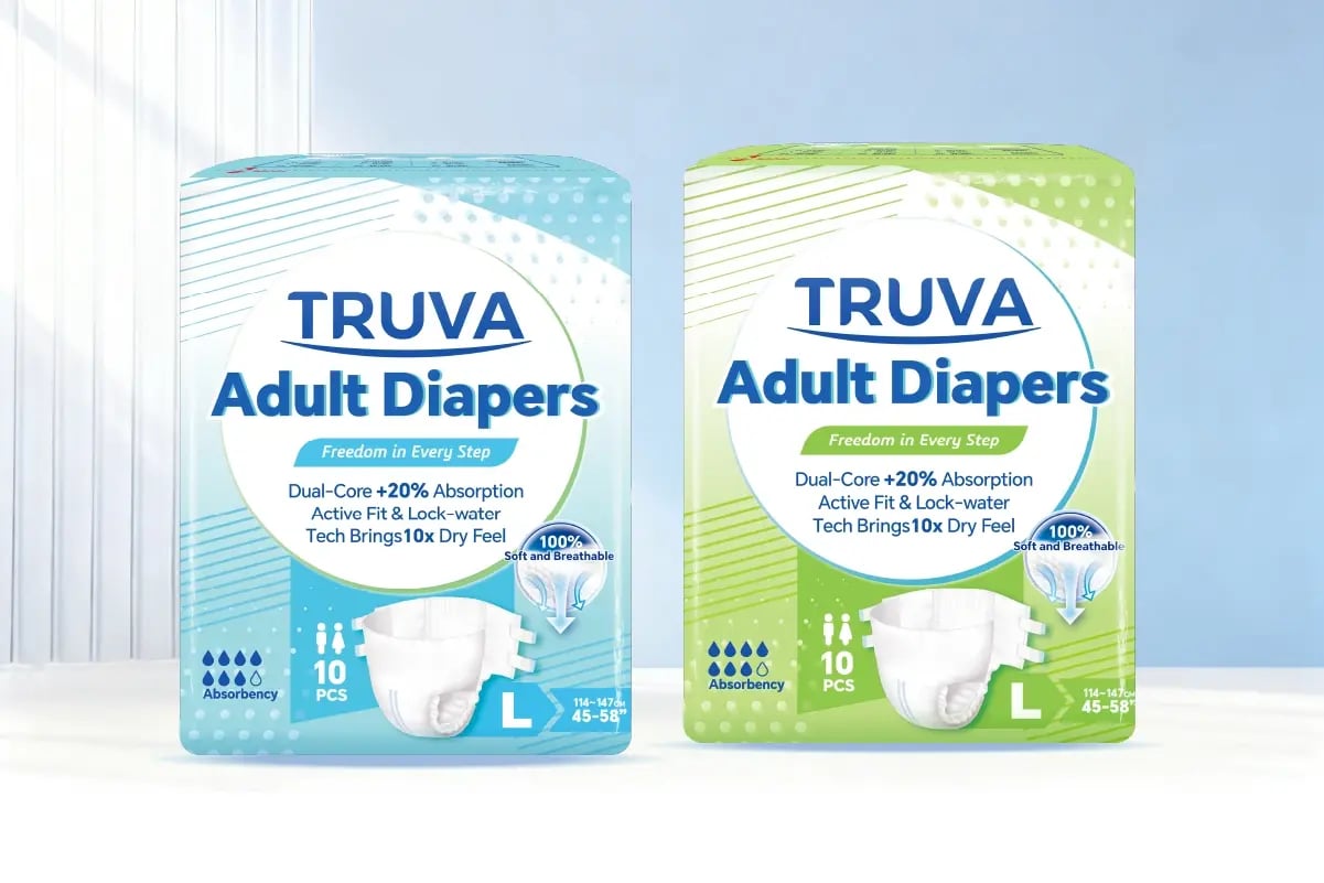 Premium adult care product tier for pharmacies and brand-building markets
