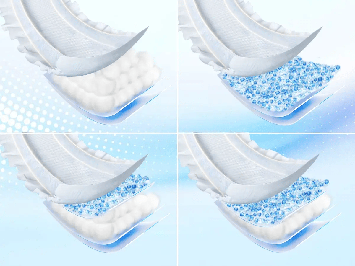 Baby diaper structure selection path from target market and target price to optimized options