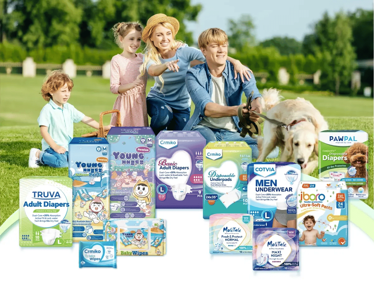 Keetop ready brand concepts portfolio for adult care baby care and selected emerging hygiene categories